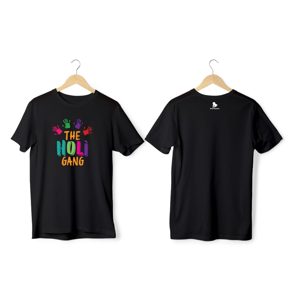 Greys&Blues Dhamaal Pima Round Neck T-Shirt - Black